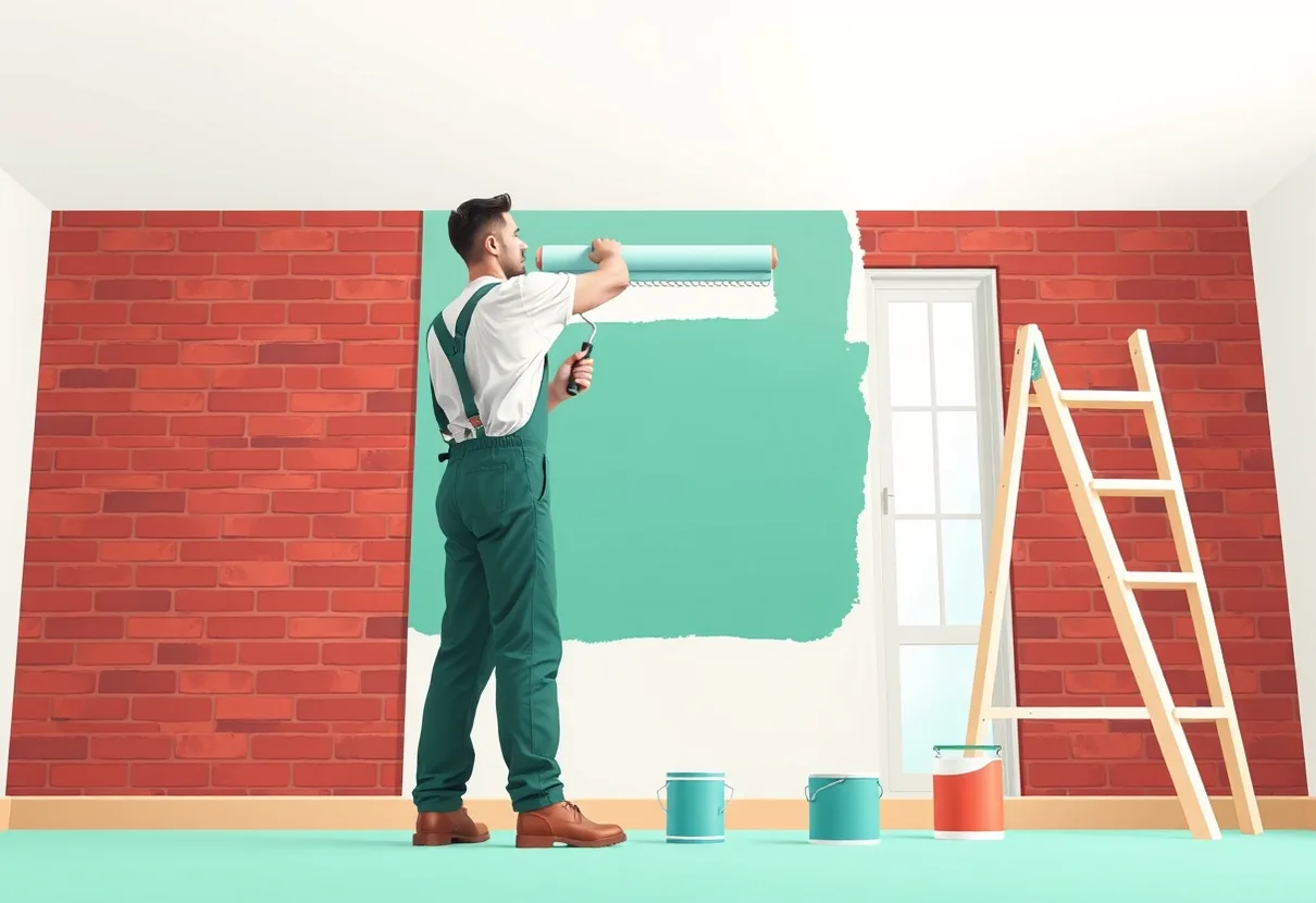 Peintre Tremblay-en-France 93290 en intervention sur un chantier